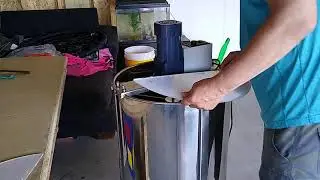 Vingli honey extractor assembly and first test