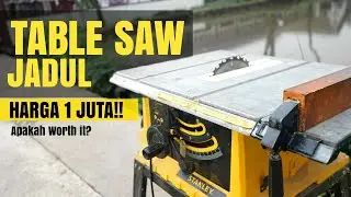 review table saw untuk pemula, mesin potong kayu stanley
