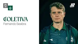 🎙️ COLETIVA | Maring&aacute; 0x1 Coritiba | Entrevista com o t&eacute;cnico Fernando Seabra.