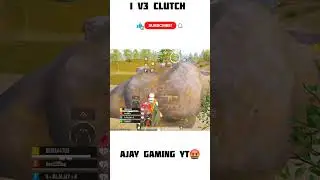 1v3 CLUTCH #bgmi #shortvideo #trending  AJAY GAMING YT