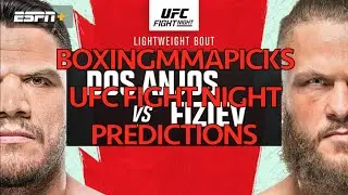 UFC Fight Night: Dos Anjos vs. Fiziev (FULL CARD PREDICTIONS)