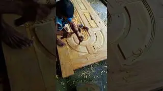 I made some designs for door frames. #woodenalmari #carpentry #wood #wooddecor #woodlovers