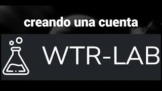 C&oacute;mo crear una cuenta en el sitio web de WTR-LAB