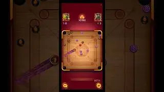 BK CARROM POOL VS TALHA GAMING continue indirect 💀☠️😈 #carrompool #carromdiscpoolautoplay #livegame