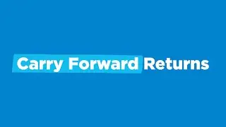 Carry Forward Returns to TaxCycle