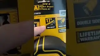 НОВЫЙ DeWALT ПРОТИВ НОВОЙ 25-футовой рулетки Hercules!