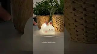 Cutest Night Lamp Ever | Rabbit Silicone Lamp Review #techgadgets #viralgadgets #coolgadgets
