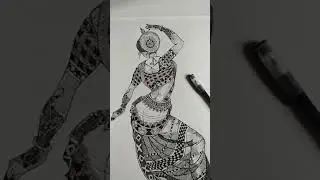 Indian classical art! #femaleart #dancinggirl #indiantradition
