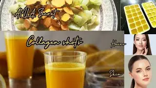 Amla Ginger Turmeric Shot | Hair Growth, Glowing Skin & Strong Immunity | Morning Detox Drink