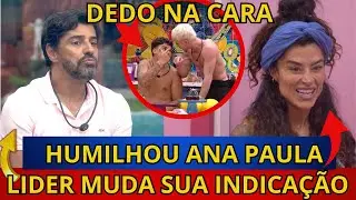 🔴BBB26: LIDER MUDA SUA INDICAÇÃO PARA PARADÃO, ALINE HUMILHA A ANA PAULA, PEDRO COLOCA DEDO NA CARA.