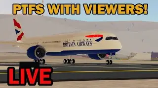 ROBLOX PTFS PLANE SPOTTING (EVERYONE IS WELCOME TO JOIN)