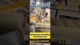 Refrigerator Shredder Production Line.Trusted helper! #shredder  #machine#recycling #productionline