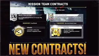 NEW CONTRACTS/BOUNTIES ADDED to INFINITE WARFARE! (LEGENDARY CAMO / 500 SALVAGE / 90 KEYS)