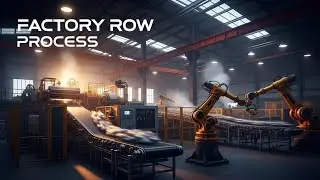 Factory Row Process | Explore Cinematic AI-Generated Factory Videos