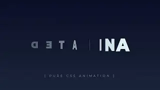 Awesome Text Animation using HTML & CSS