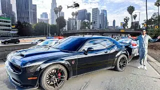 TERRORIZING THE STREETS IN MY WIDEBODY HELLCAT..