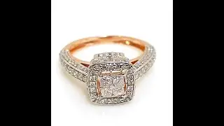 Engagement Diamond Ring In Rose Gold In Djewels #diamond #bestring #diamondring #djewels #ring