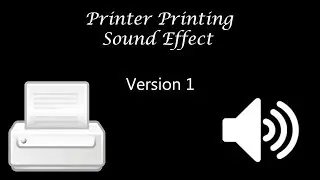 Printer Printing Sound Effect