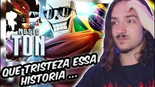 (TRISTE!) REAGINDO ao Rap do Papyrus (Undertale) - FUTURO GUARDA REAL | PAPYRUS DA BATATA | REACT