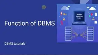 Functions of Dbms ,, DBMS tutorials