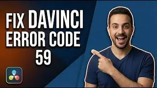 Fix DaVinci Error Code 59 (2026 Easy Guide)