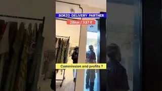 Borzo delivery partner orders | commission and profit #dailyvideo #deliveryboy #minivlogs #borzo