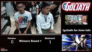 Patches vs Abstract - Winners Round 1 - Goliath Toys and Retro Games Week 15