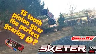 Team Corally Sketer 4s (Zeee Racing HV 4s Lipo) Run w/15t pinion - I found the perfect gearing 🎉🎊!
