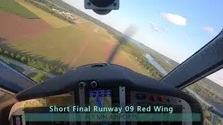Redwing MN Airport (KRGK) approach and landing July 20, 2020