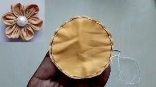 Flor de Tecido Tricoline, Flor Dinda, Sandra Monteiro