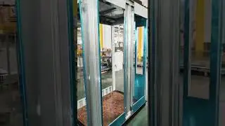 Glass cabin with through doorassemble for testing #brand #lift #elevator #safety #viral #viralvideo