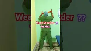 Weak Shoulder ?? Try this 🥇🧿#fitness #shoulderpain #shorts #ytshorts #gym #yoga #pain #pilates