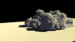 Large scale smoke with FumeFX test 01
