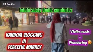 Winter shopping + soothing violin vibes 😍| vlog of peaceful market   #winter #violin #lahore #vlog 