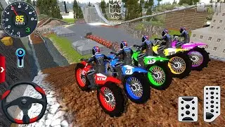 Impossible Motocross Speed Bike Offroad Racer #1 - Offroad Outlaws Android, ios gameplay walkthrough