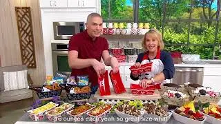 Temp-tations Set of 4 Nostalgic Snack Trays on QVC
