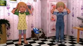 🎵 Galva, Pečiai, Kelėnai, Pėdos &ndash; Linksma Vaiki&scaron;ka Daina | Dainų Karuselę 🎶👶
