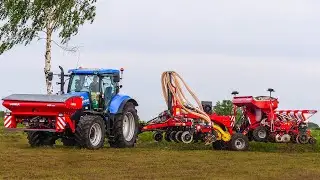Pasowy Siew Kukurydzy ! STRIP TILL -  New Holland T7.210 AGRO-LINE Optima V