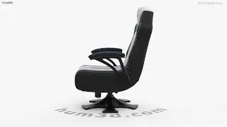 XRocker Official PlayStation Legend 2.1 Audio Gaming Chair 3D model by 3DModels.org