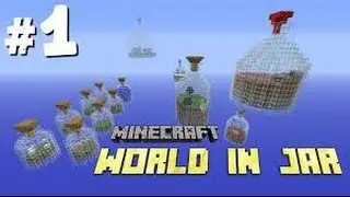 Minecraft:Оцеляване в буркан - Епизод 1 ( Ах тези паяци )