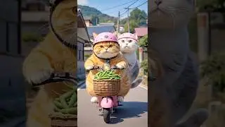 The Daily Life of a Cute Cat Couple#cat #cute #ai #couple #subscribe #short #shortsfeed