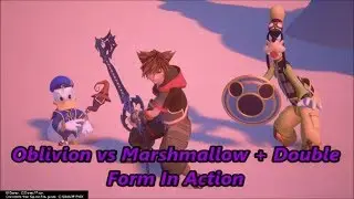 Kingdom Hearts 3 Oblivion vs Marshmallow Critical Mode + Some Sick Combos