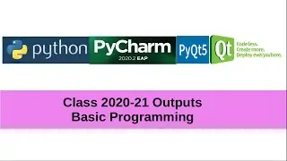 Class 2020-21 Basic Programming Outputs