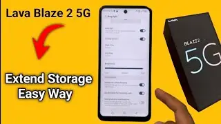 Lava blaze 2 5G mein storage kaise badhaen, how to increase storage in Lava blaze 2