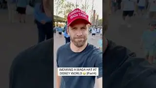 Wearing a Maga hat at Disney World part four #Trump #Maga ￼￼