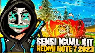IT WENT OUT!! BETTER SENSITIVITY AND DPI REDMI NOTE 7 NEW FREE FIRE UPDATE 2023