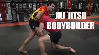Full Jiu Jitsu Class and Live Rolling from a Bodybuilder