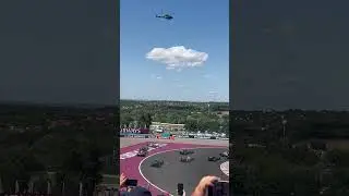 Hungaroring 2023 F1 race start🏎️ #f1 #formula1 #hungaroring