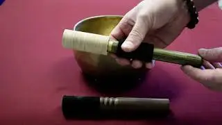 Dragonfly Percussion - Small Leather Wand (for metal singing bowls)
