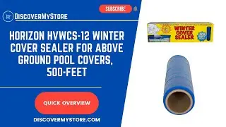 Horizon HVWCS-12 Winter Cover Sealer for Above Ground Pool Covers, 500 Feet